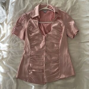 Guess Satin Button Down